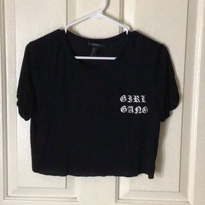 Black crop top ❗️FINAL SALE❗️